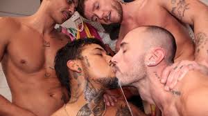 Vídeo gay LGBT - Bukake gay